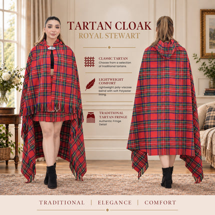 Cape écossaise pour femme - Royal Stewart