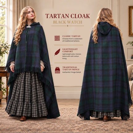 Cape écossaise pour femme - Black Watch