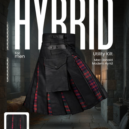 MacDonald Modern Kilt for Men - Traditional Style with Modern Functionality