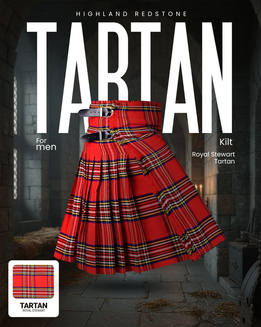 Acrylic Kilt | 16oz  Royal Stewart Tartan Kilt