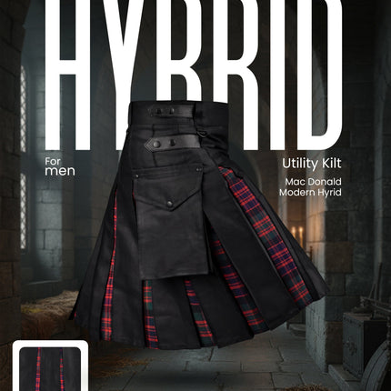 MacDonald Modern Kilt for Men - Traditional Style with Modern Functionality