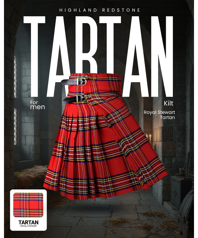 Acrylic Kilt | 16oz  Royal Stewart Tartan Kilt
