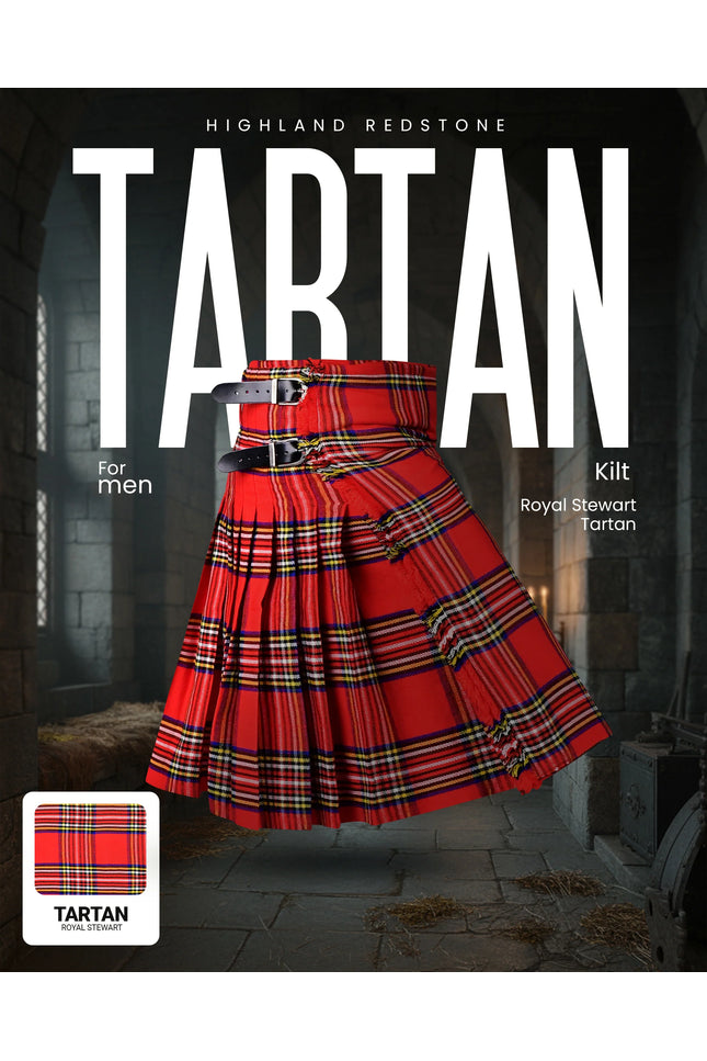 Acrylic Kilt | 16oz Royal Stewart Tartan Kilt