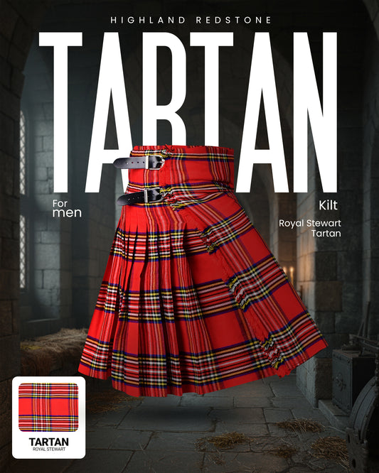 Acrylic Kilt | 16oz  Royal Stewart Tartan Kilt