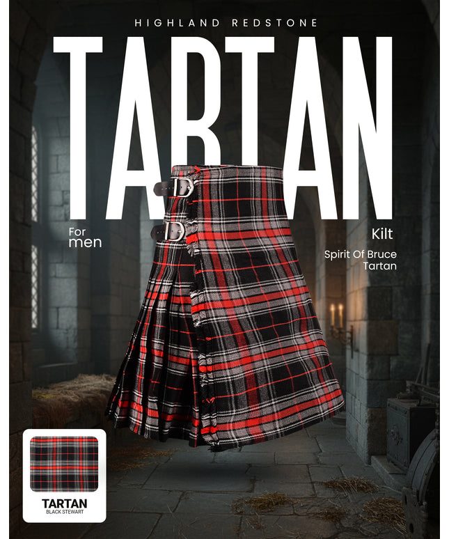 Spirit of Bruce Hybrid Utility Kilt for Men – Traditional Style with Modern Functionality