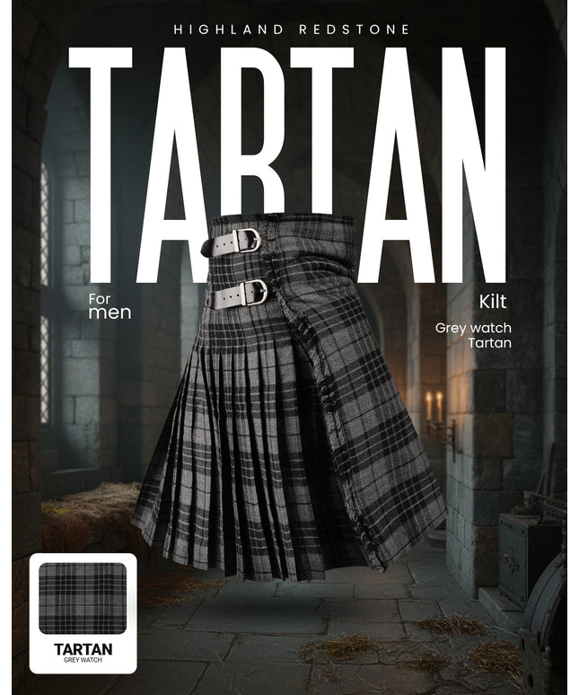 Acrylic Kilt | 16oz Gray Watch Tartan Kilt