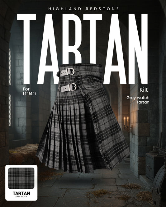Acrylic Kilt | 16oz Gray Watch Tartan Kilt