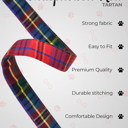 Dog Collar and Leash Set –  Macpherson Red