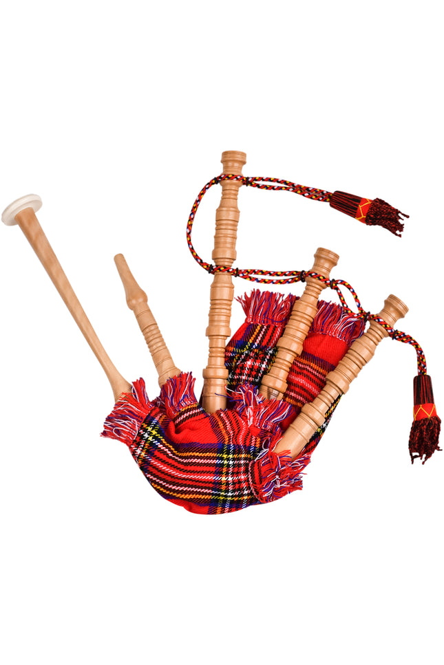 Mini Miniature Bagpipe - Rosewood Bagpipe for Beginners, Playable Gift | Royal Stewart