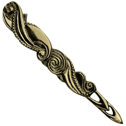 Scottish Kilt Pin for men | Swirl Pewter Antique