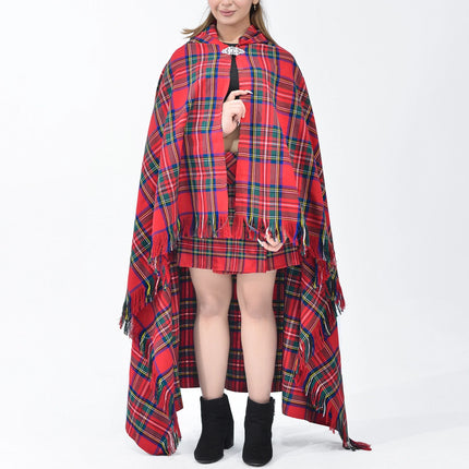 Women Tartan Cloak - Royal Stewart