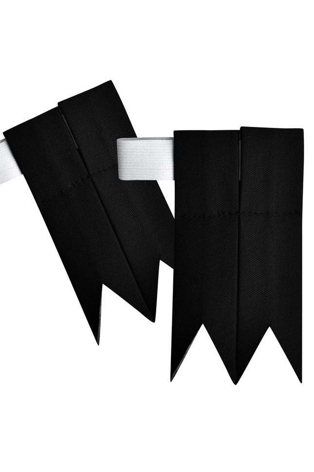 Utility Kilt Flashes | Plain Black