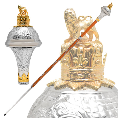 American Maces, Drum Major Maces (Embossed Head)