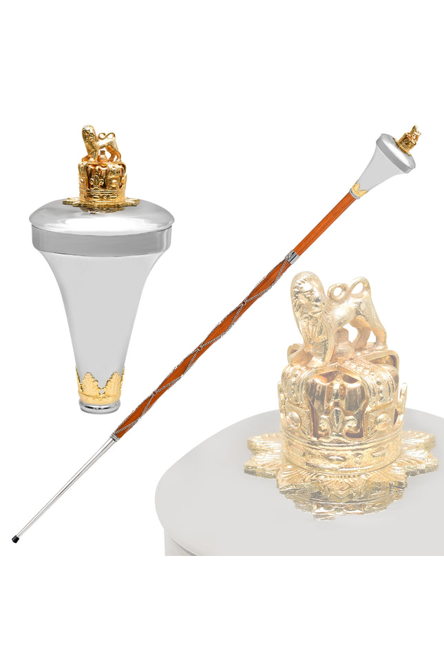 American Maces, Drum Major Maces (Flat Head)