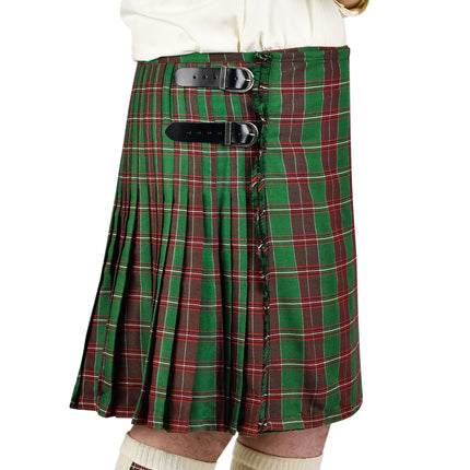 Kilt for Men I Welsh National Tartan Kilt Polyviscose 8 Yard Traditional Men Kilt