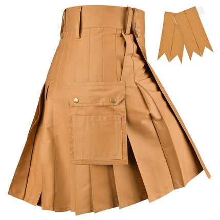 Phantom Modern Utility Kilt | Khaki