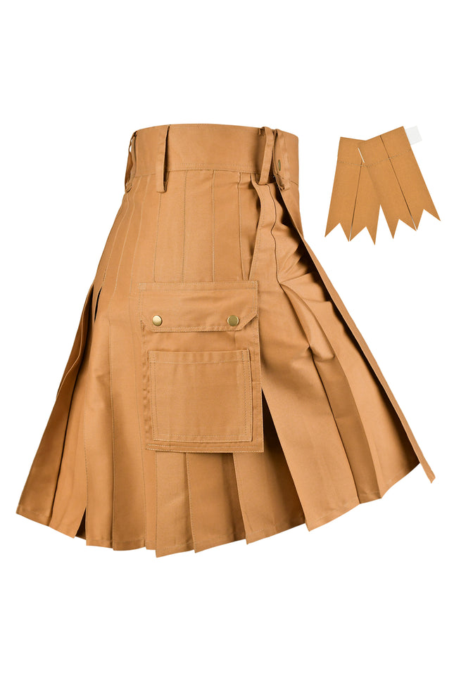 Phantom Modern Utility Kilt | Khaki