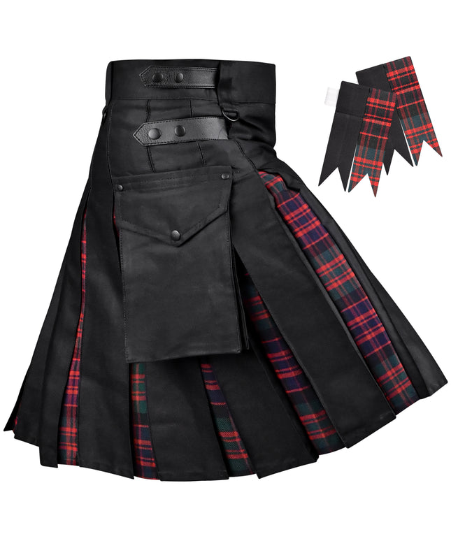 MacDonald Modern Kilt for Men - Traditional Style with Modern Functionality