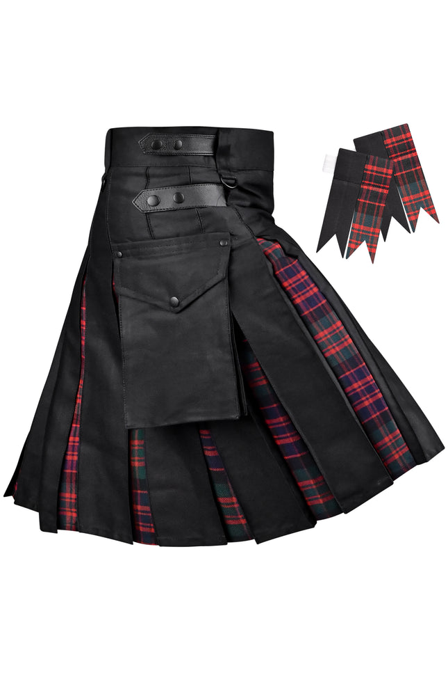 MacDonald Modern Kilt for Men - Traditional Style with Modern Functionality