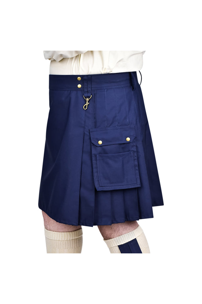 Phantom Modern Utility Kilt - Blue | Big & Tall