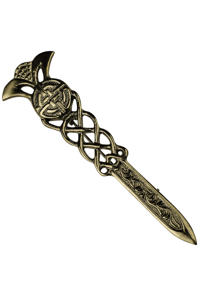 Scottish Kilt Pin for men | Gaelic Pewter Antique