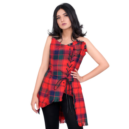 Corset Bella Tartan (Rouge Robertson)