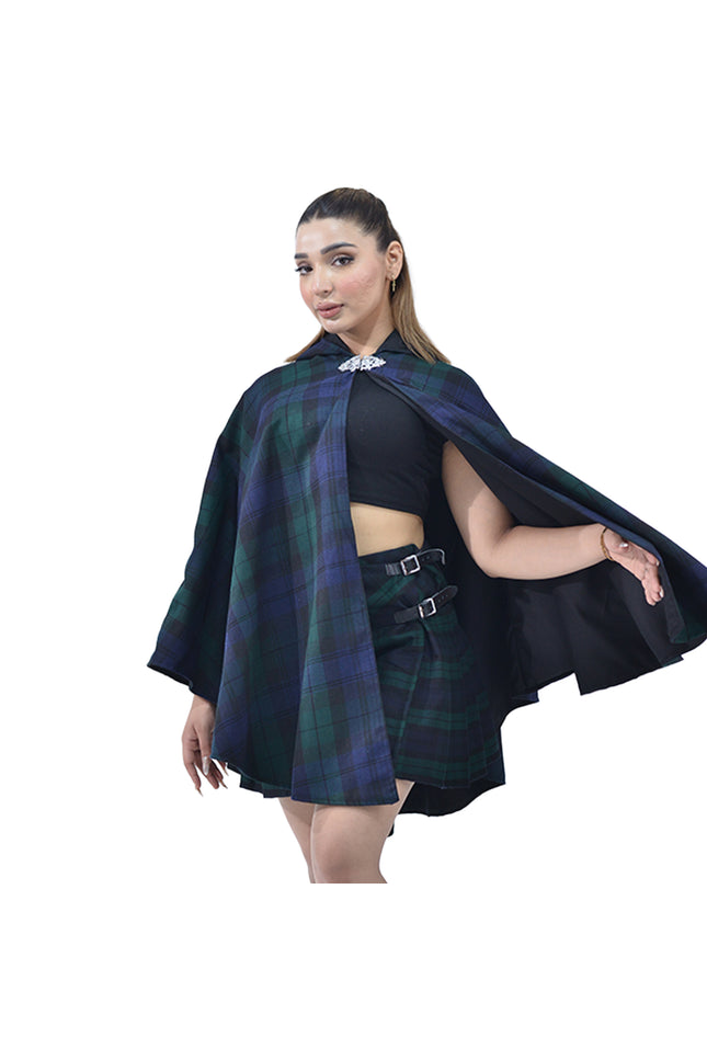 Cape écossaise femme - Black Watch
