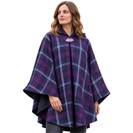 Cape en tartan pour femme - Héritage d'Écosse