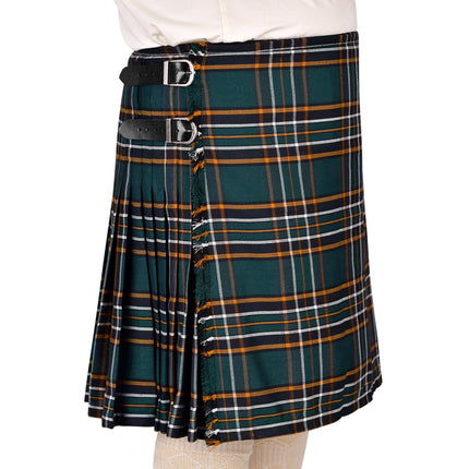Kilt for Men I Irish Heritage Tartan Kilt Polyviscose 8 Yard Traditional Men Kilt
