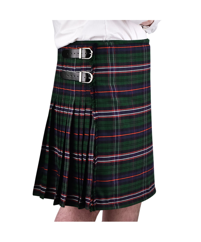 Kilt for Men I Scottish National Tartan Kilt Polyviscose 8 Yard Traditional Men Kilt