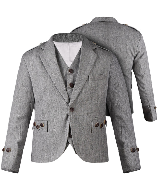 Grey Argyll Jacket & Vest