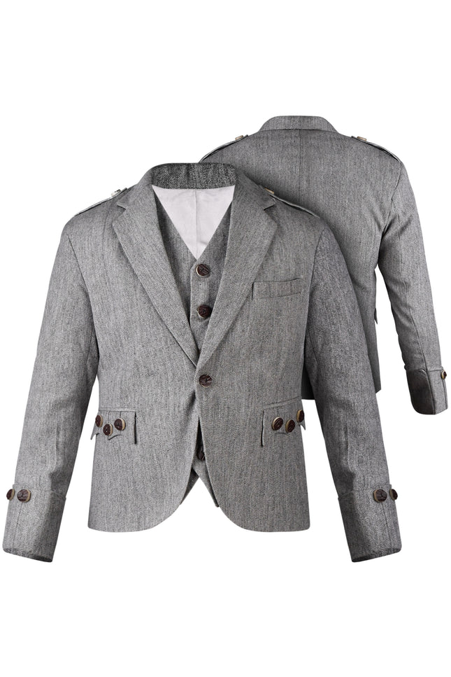 Grey Argyll Jacket & Vest