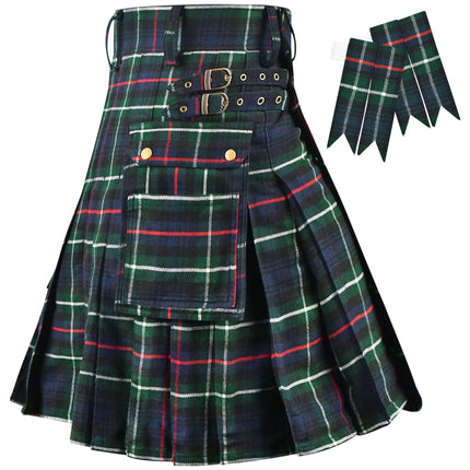Valor Acrylic Utility Kilt | 16oz Mackenzie Tartan KIlt