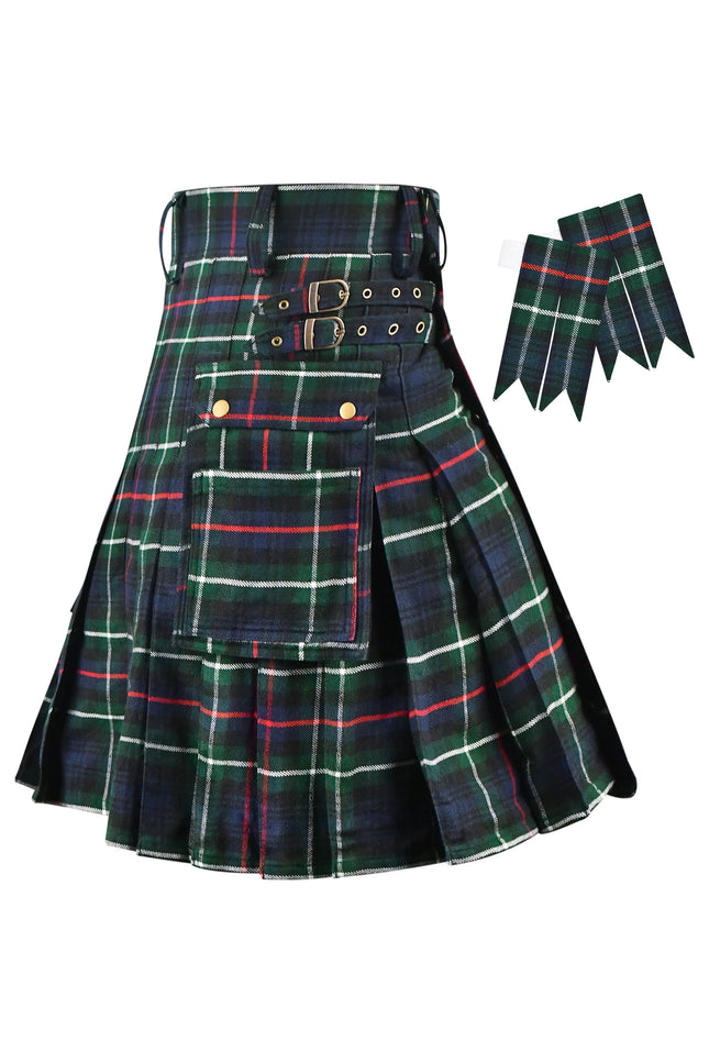 Valor Acrylic Utility Kilt | 16oz Mackenzie Tartan KIlt