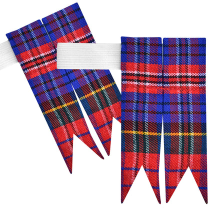 Tartan Kilt Flashes | MacPherson Red