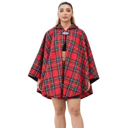 Cape en tartan pour femme - Royal Stewart