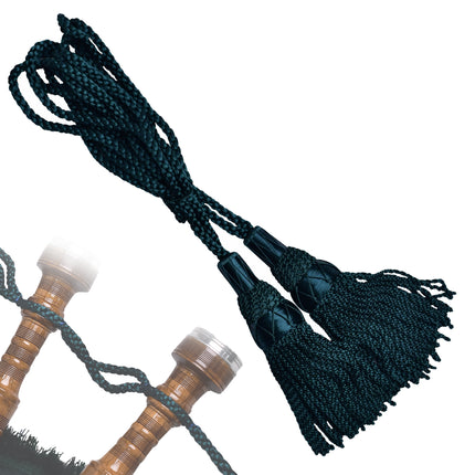 Highland Redstone Bagpipe Silk Cord | Green