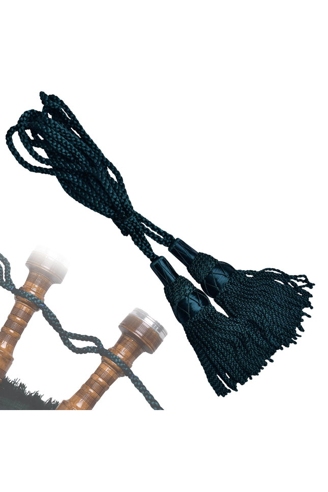 Highland Redstone Bagpipe Silk Cord | Green