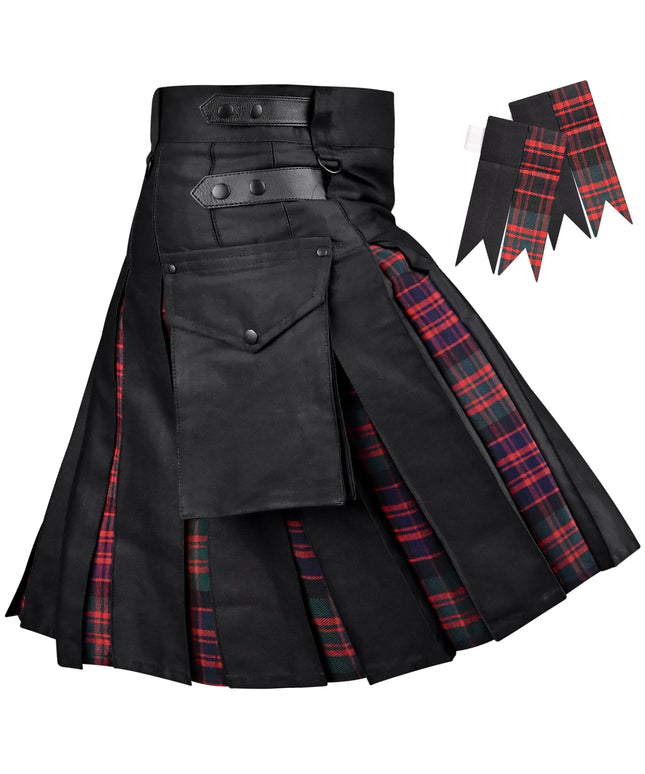 MacDonald Modern Kilt for Men - Traditional Style with Modern Functionality