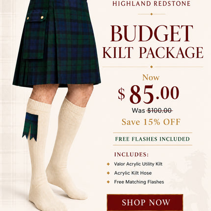 Valor Acrylic Kilt Bundle Lite | Black Watch