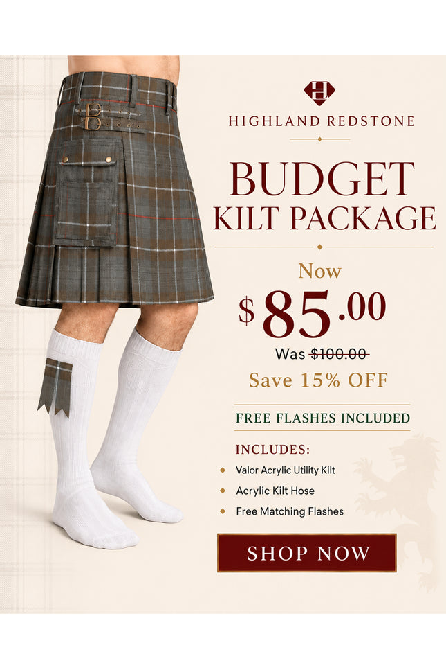 Valor Acrylic Kilt Bundle Lite | Mackenzie Weathered