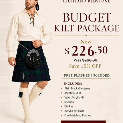 Valor Acrylic Kilt Package | Black Watch