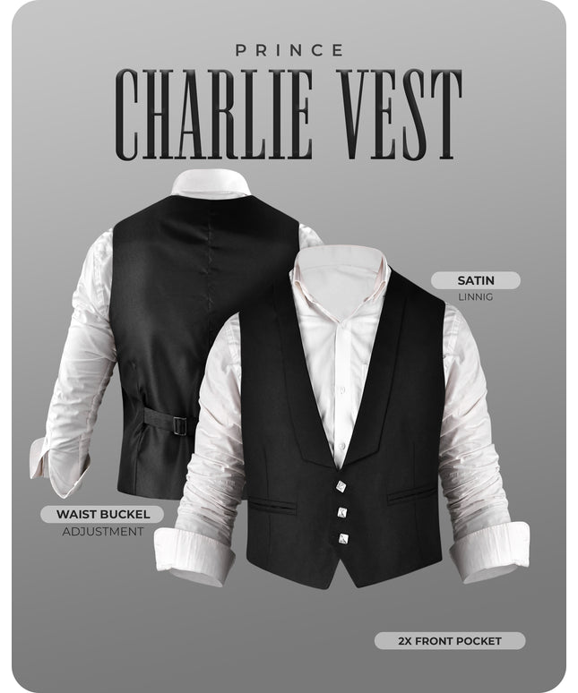 Black Prince Charlie Vest