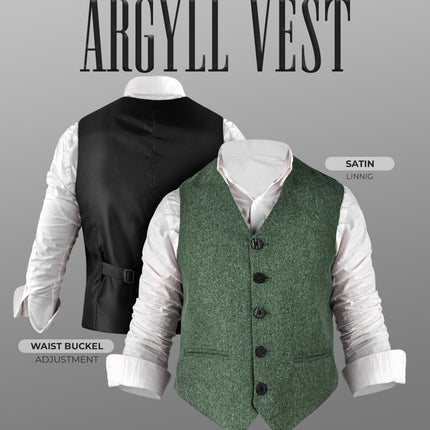 Green Argyll Vest