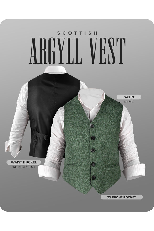 Green Argyll Vest