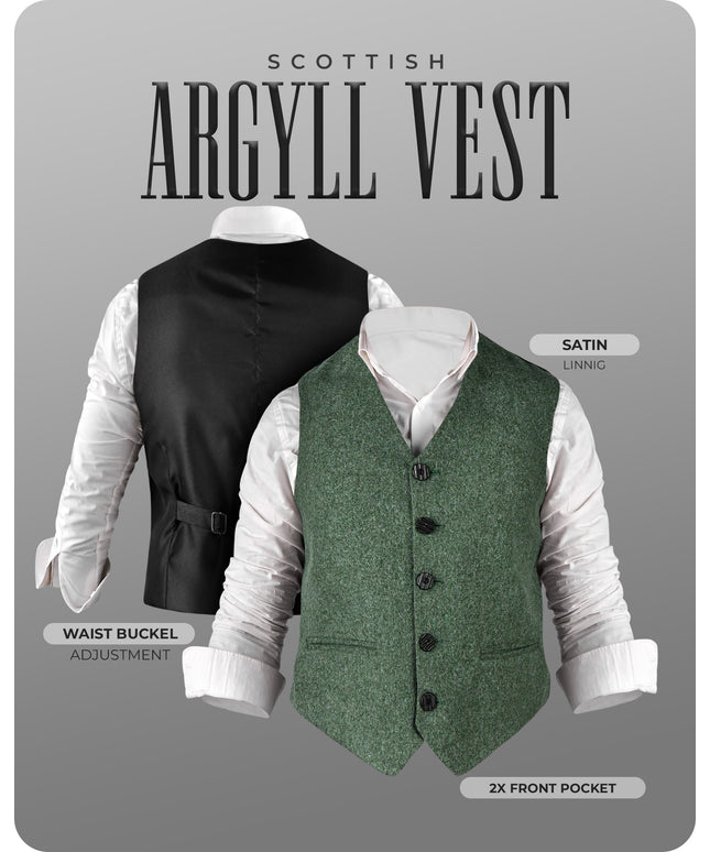 Green Argyll Vest