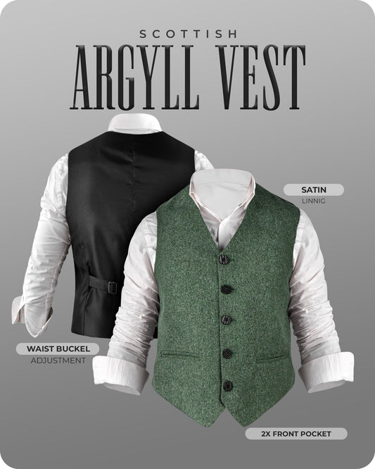 Green Argyll Vest