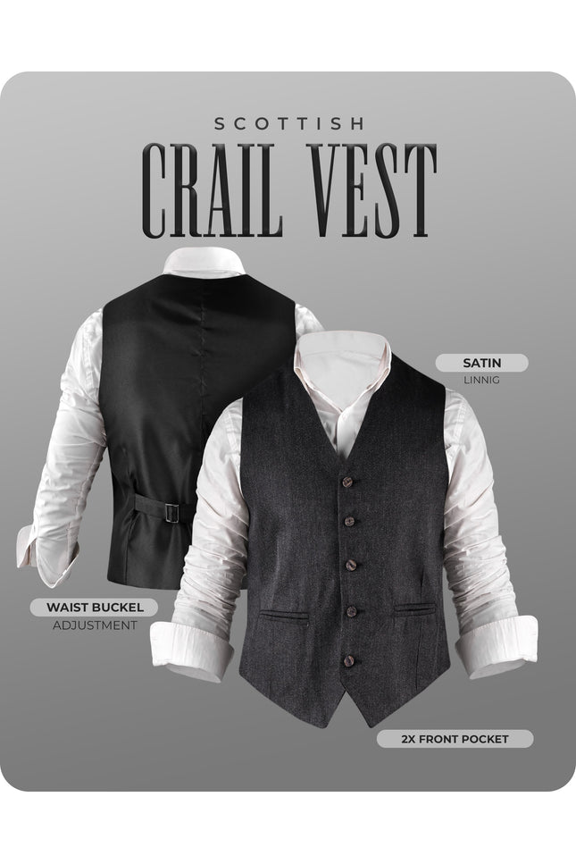 Charcoal Crail Vest
