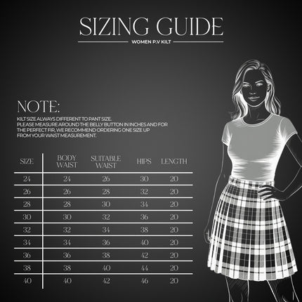 Woman Plaid Kilt – Royal Stewart Tartan Kilt – Premium Quality & Timeless Style