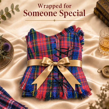 Bella Tartan Corset (Macpherson Red)